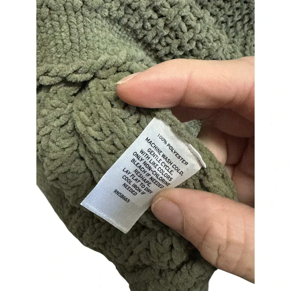 BP Nordstrom Oversized Chunky Knit Sweater Green Lichen‎ XL